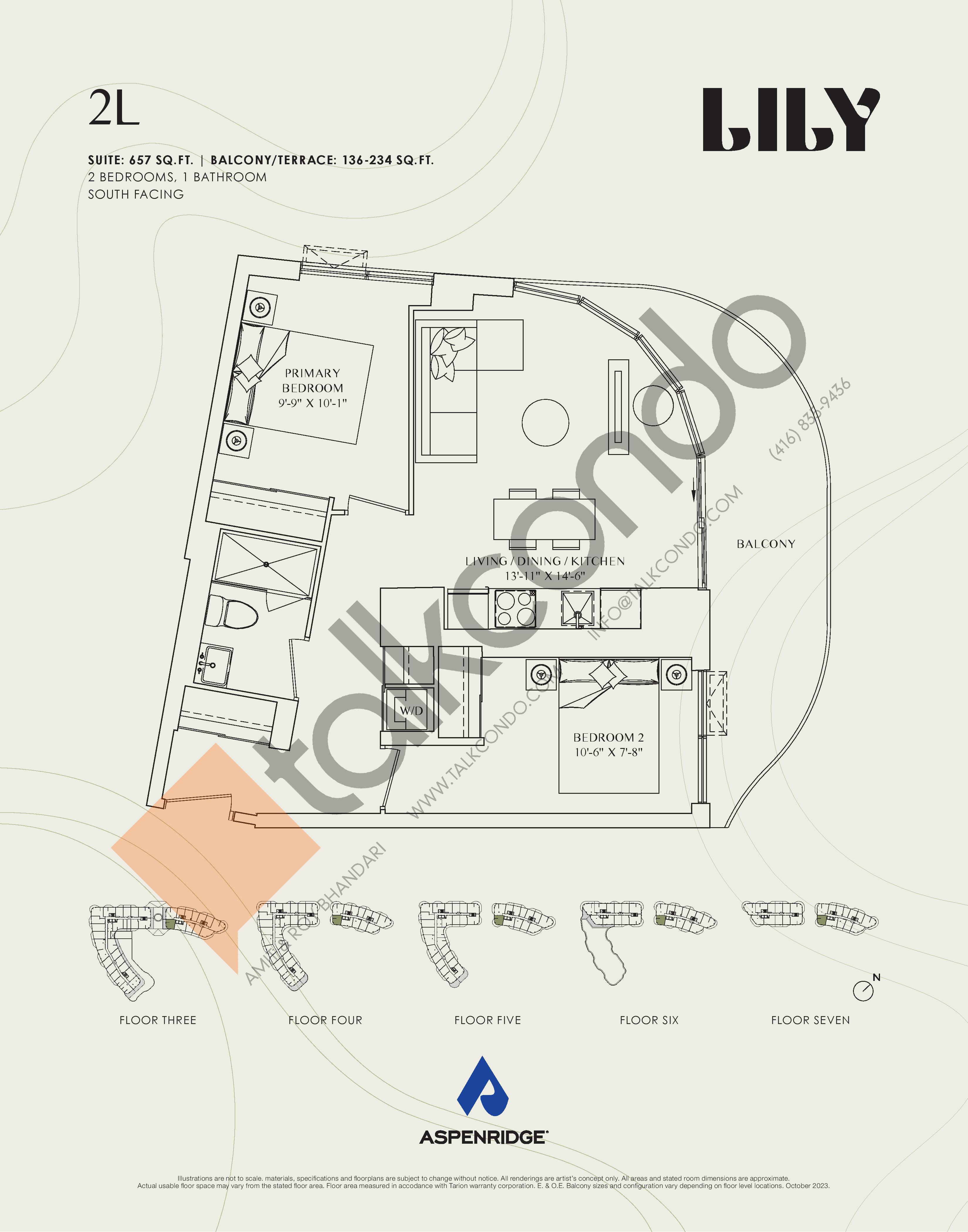 Lily At Crosstown Condos Floor Plans Prices Availability Talkcondo